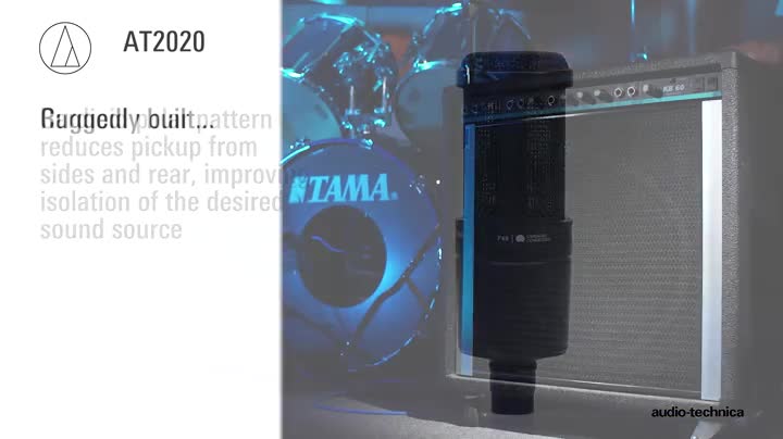 オーディオテクニカ AT2020 コンデンサーマイク